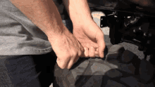 Removing Nail In Tire Tire GIF