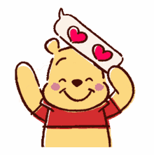 pooh cute happy