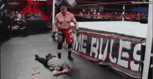 Brock Lesnar Wwe GIF - Brock Lesnar Wwe Referee GIFs