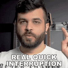 Real Quick Interruption Andrew Baena GIF - Real Quick Interruption Andrew Baena Brief Interruption GIFs
