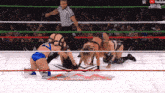 a wrestling match is sponsored by youtube worldwide