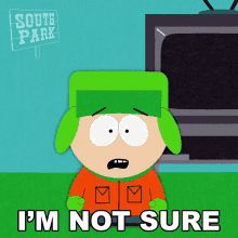 Im Not Sure Kyle Broflovski GIF - Im Not Sure Kyle Broflovski South Park GIFs