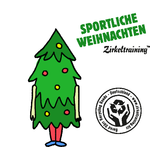 Sport Christmas Sticker - Sport Christmas Vintage Stickers