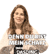 Dasding Dani Dd Sticker - Dasding Dani Dd Denn Du Bist Mein Schatz Stickers