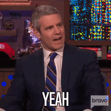 Yeah Andy Cohen GIF - Yeah Andy Cohen Watch What Happens Live GIFs