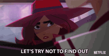 Lets Try Not To Find Out Gina Rodriguez GIF - Lets Try Not To Find Out Gina Rodriguez Carmen Sandiego GIFs