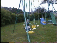 baby swing parkour climb baby