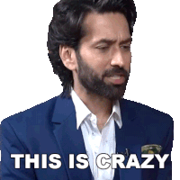 This Is Crazy Nakuul Mehta Sticker - This Is Crazy Nakuul Mehta Pinkvilla Stickers