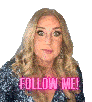 Amy Mewborn Follow Me Sticker - Amy Mewborn Amy Follow Me Stickers