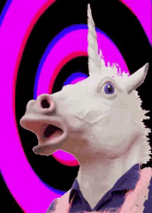 Trippy Unicorn GIF