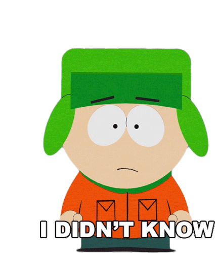 I Didnt Know Kyle Sticker - I Didnt Know Kyle South Park Stickers