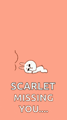a scarlet missing you greeting card with a brown bear and a white dog