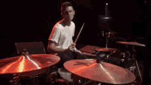 Robbie Spooner Drummer GIF - Robbie Spooner Drummer Drums GIFs