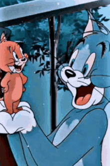 Tom And Jerry Hug GIF - Tom And Jerry Hug Love GIFs