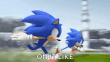Sonicthehedgehog Blueblur GIF - Sonicthehedgehog Blueblur Running GIFs