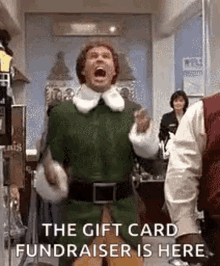gift card fund raiser elf buddy will ferrell holiday classics