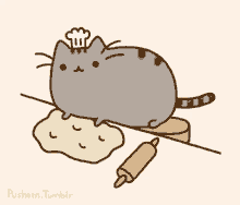 Cooking Cooking By Pusheen GIF