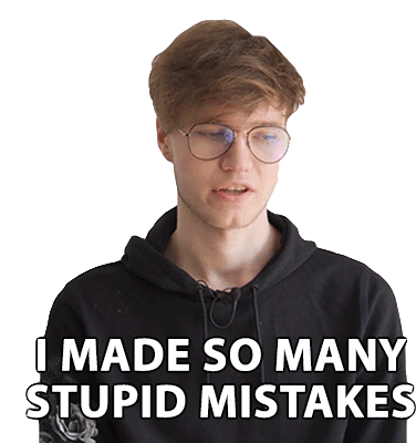 I Made So Many Stupid Mistakes Finn Wiestål Sticker - I Made So Many Stupid Mistakes Finn Wiestål Finn Stickers