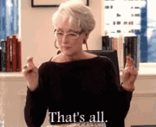 That Is All The Devil Wears Prada GIF - That Is All The Devil Wears Prada Meryl Streep GIFs