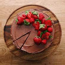 chocolate cake dessert chocolate cake day cake strawberry