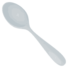 spoon food joypixels table ware silver spoon