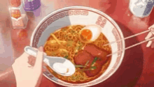 Anime Food Noodles GIF - Anime Food Noodles Ramen GIFs