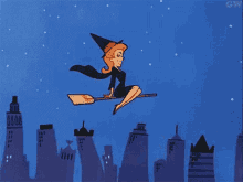 Witch Flying GIF - Witch Flying Magic Broom GIFs