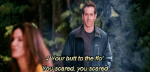 You Scared GIF - Scared You Scared Ryan Reynolds GIFs