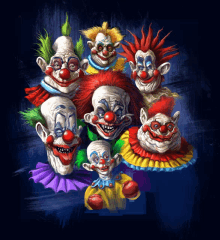 Happy Birthday Clowns GIF - Happy Birthday Clowns Monster GIFs