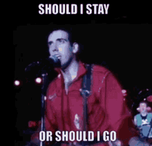 The Clash Should I Stay GIF - The Clash Should I Stay Or Should I Go GIFs