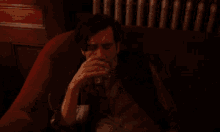 Clive Owen Drinking GIF - Clive Owen Drinking Fed Up GIFs