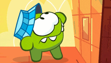Sigh Of Relief Om Nom GIF - Sigh Of Relief Om Nom Cut The Rope GIFs