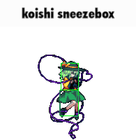 Touhou155 Koishi Sneezebox Sticker - Touhou155 Koishi Sneezebox Koishi Stickers