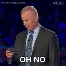 Oh No Oh No Gerry Dee GIF - Oh No Oh No Gerry Dee Family Feud Canada GIFs