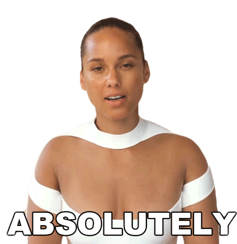 Absolutely Alicia Keys Sticker - Absolutely Alicia Keys Bustle Stickers