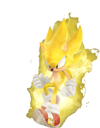 Super Sonic Sonic The Hedgehog Sticker - Super Sonic Sonic The Hedgehog  Sonic - Discover & Share GIFs