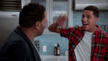 A Bit Aggressive GIF - High Five Punch Ouch GIFs