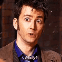Really David Tennant GIF - Really David Tennant Doctor Who GIFs
