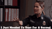 Station19 Andy Herrera GIF - Station19 Andy Herrera I Just Needed To Vent For A Second GIFs