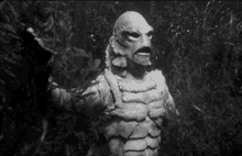 Waving The Gill Man GIF - Waving The Gill Man Creature From The Black Lagoon GIFs