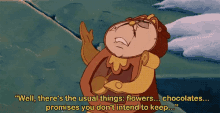 The Usual Promises GIF - Cartoon Disney Beauty And The Beast GIFs