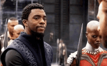 Black Panther Suspicious GIF - Black Panther Suspicious Infinity War GIFs