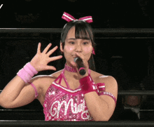 Miu Watanabe Tjpw GIF - Miu Watanabe Tjpw Tokyo Joshi Pro Wrestling GIFs