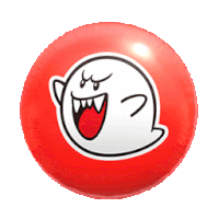 Boo Balloon Boo Mario Sticker - Boo Balloon Boo Mario Balloon Stickers