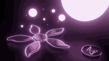 Purple Glowing Flower GIF - Purple Glowing Flower GIFs