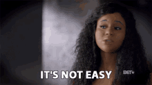 Its Not Easy Not Simple GIF - Its Not Easy Not Simple Head Shake GIFs
