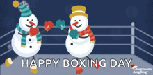 Happyboxingday Snowman GIF