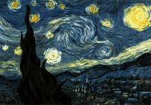 Art Starry Night GIF - Art Starry Night GIFs