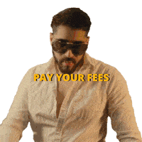 Pay Your Fees Rudy Ayoub Sticker - Pay Your Fees Rudy Ayoub Pay The Costs Stickers