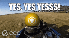 a graphic that says yes yes yesss on the top